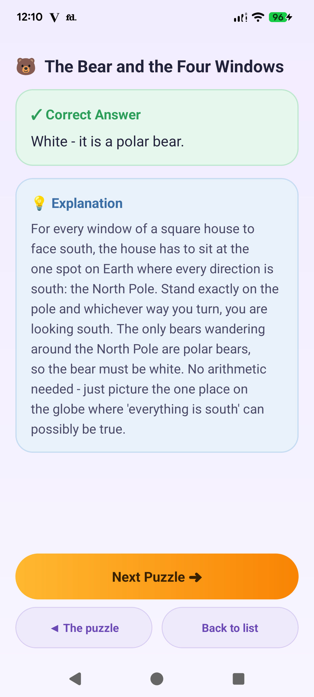 Riddlogic answer and explanation